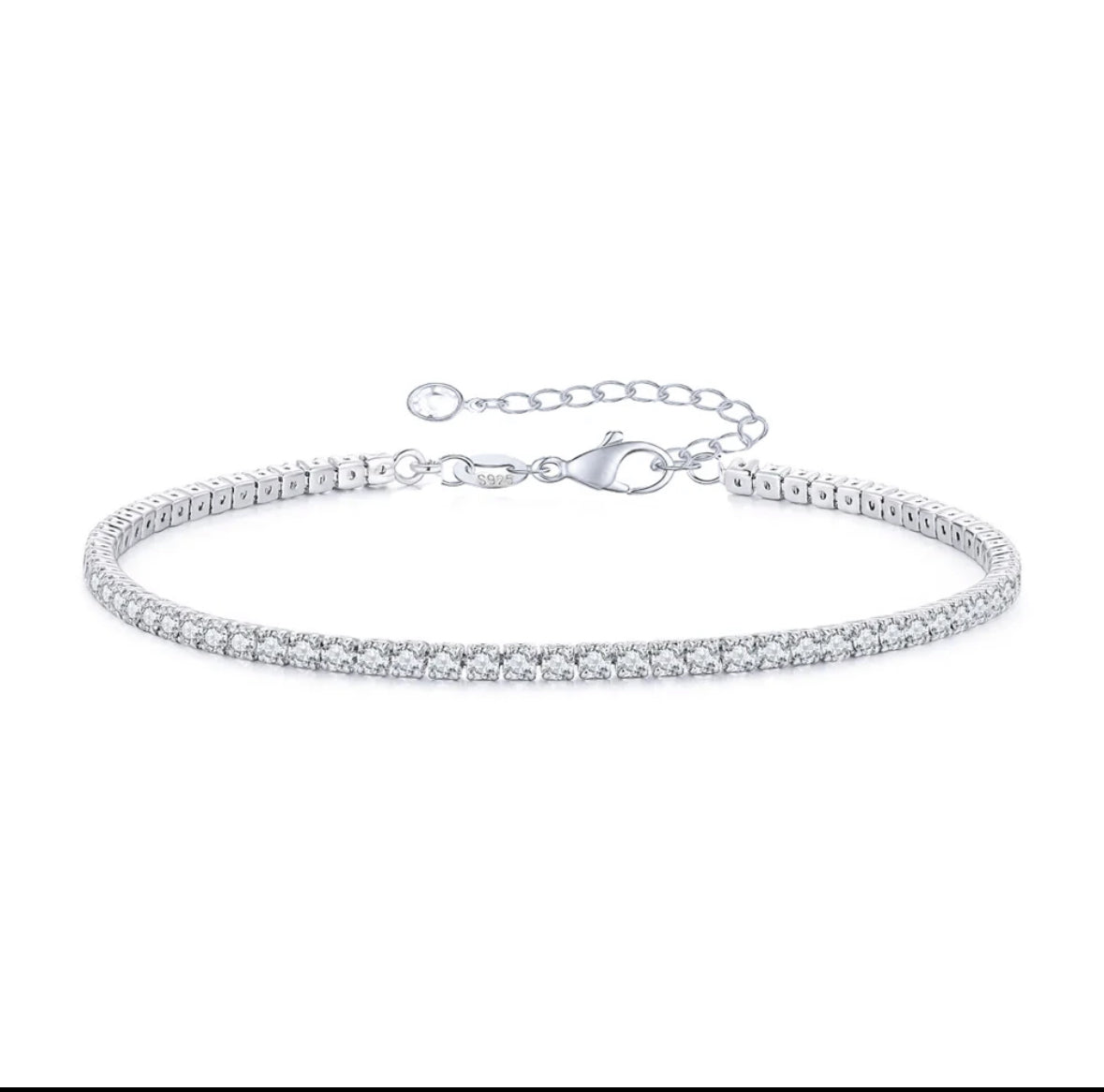 Sterling Silver Tennis Bracelet