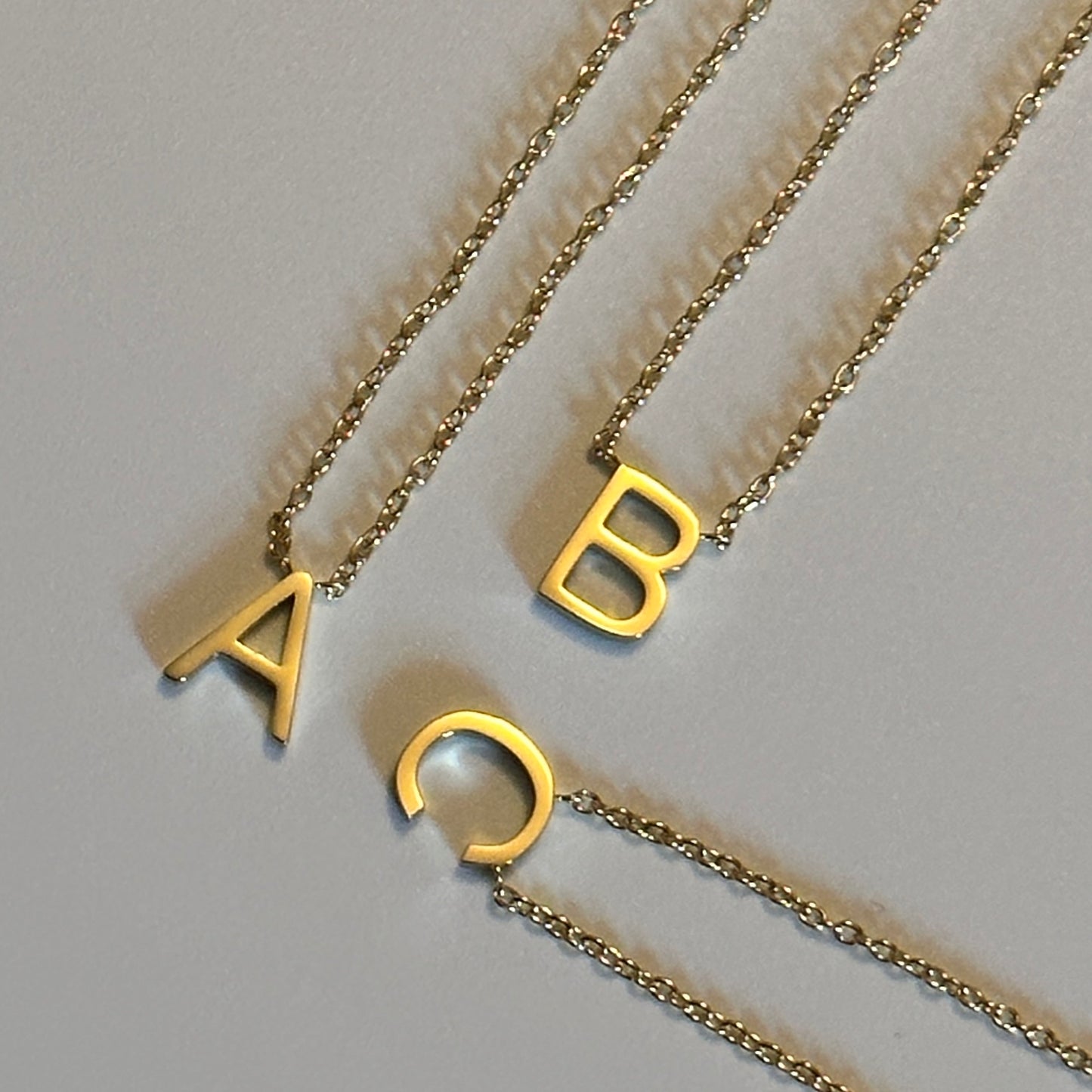 Gold Initial Necklace