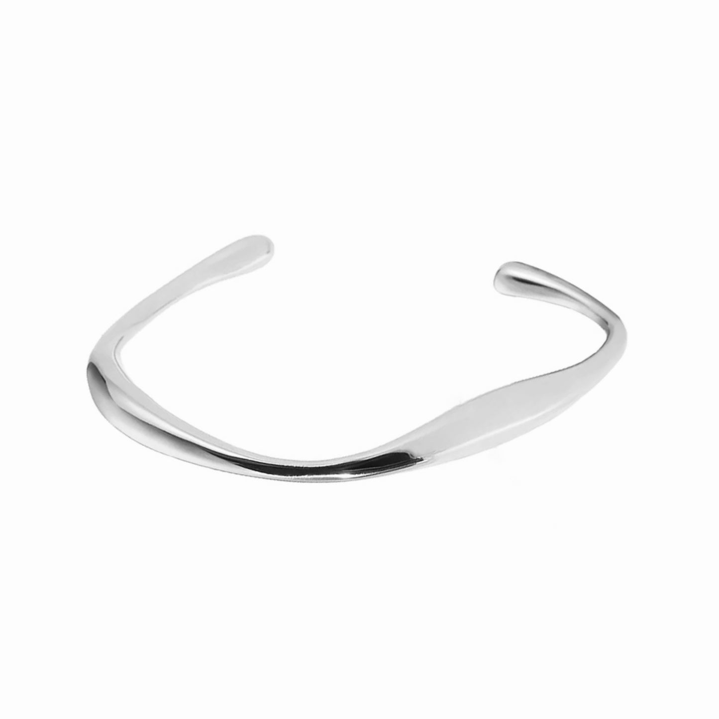 Silver Tyde Open Bangle