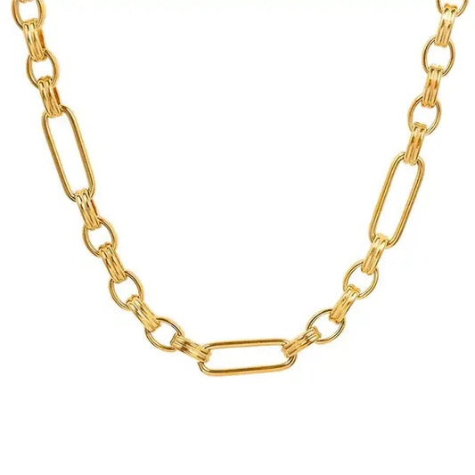 Gold Brooklyn Statement Necklace