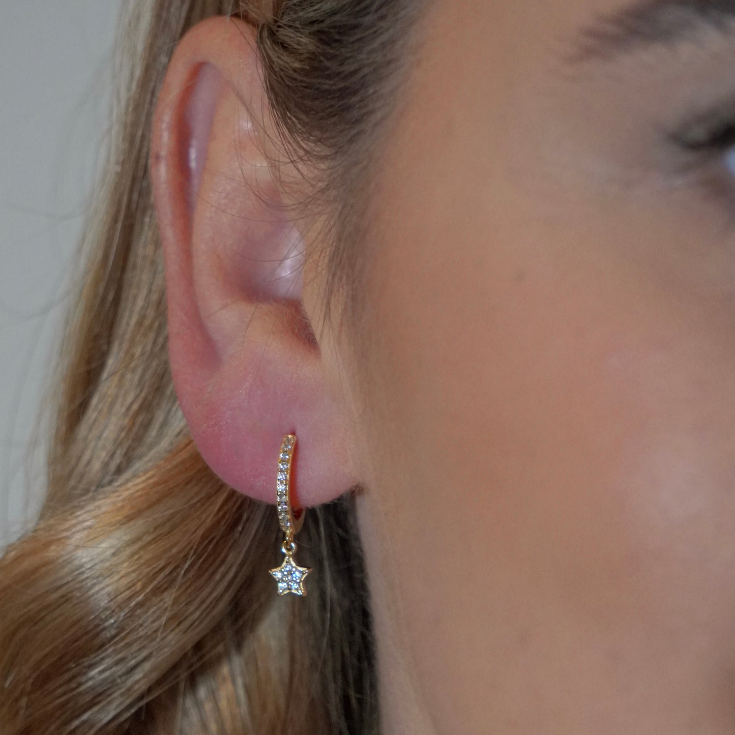 Gold Star Earrings