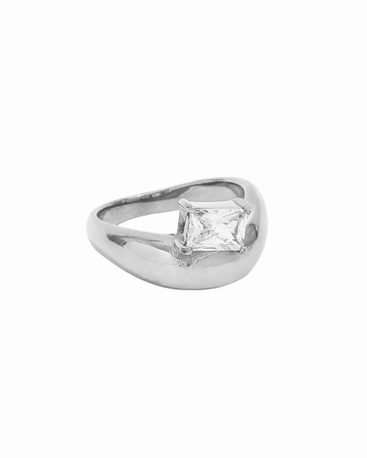 Silver Jolie Cubic Zirconia Ring