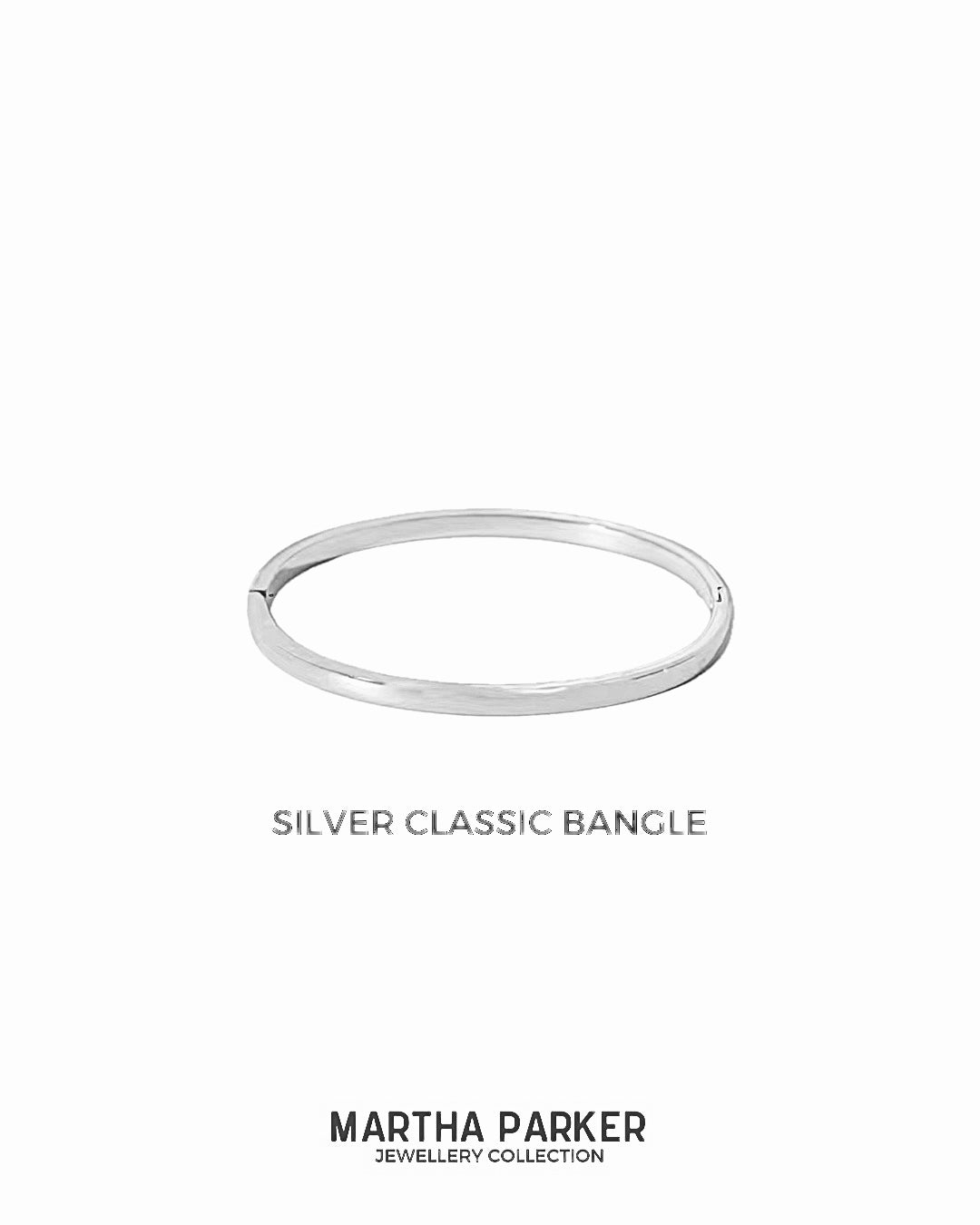 Silver Classic Bangle