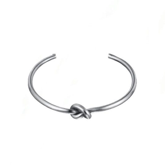 Silver Knot Bangle