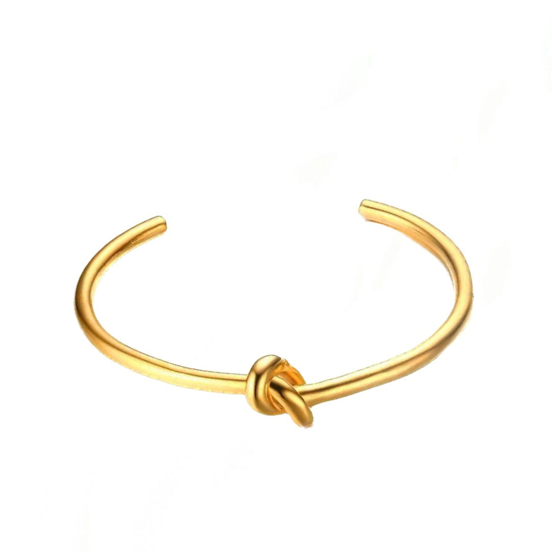 Gold Knot Bangle