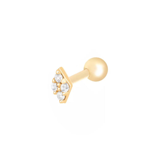 Mia Barbell Stud Earring