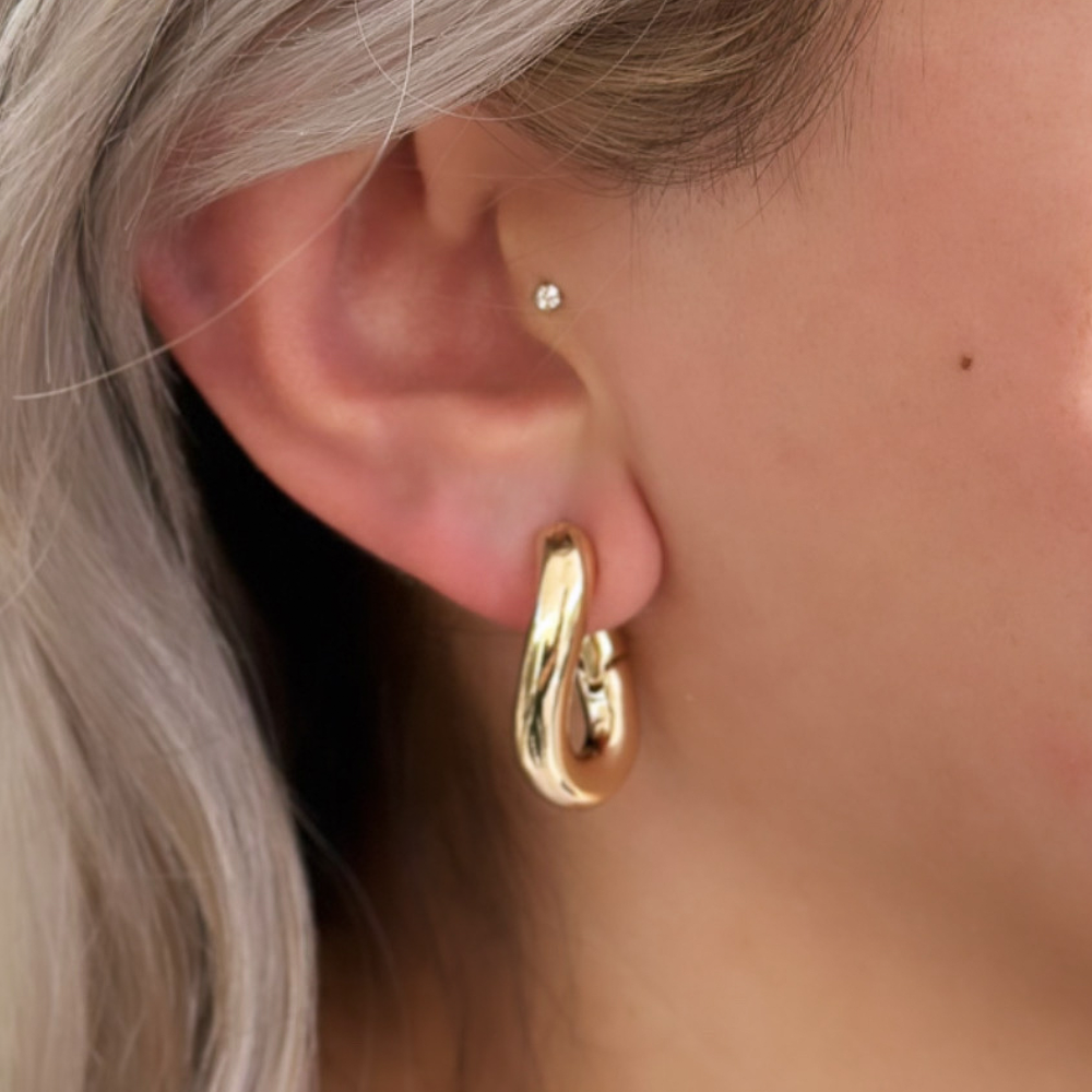 Gold Cia Earrings