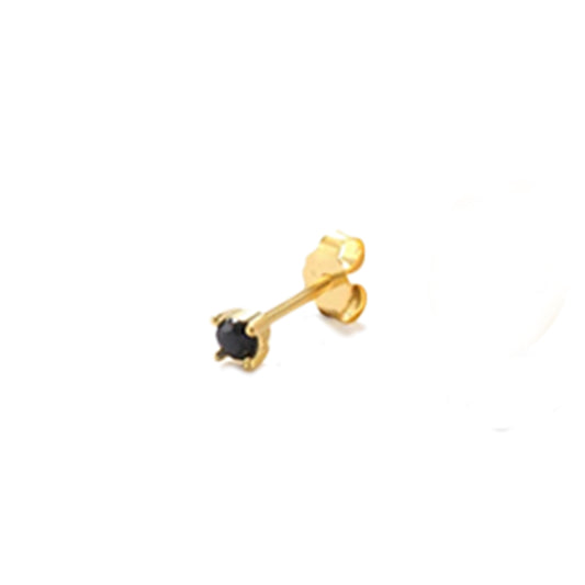 Gold Nori Single Stud Earring