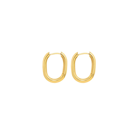 Olivia Midi Hoop Earrings