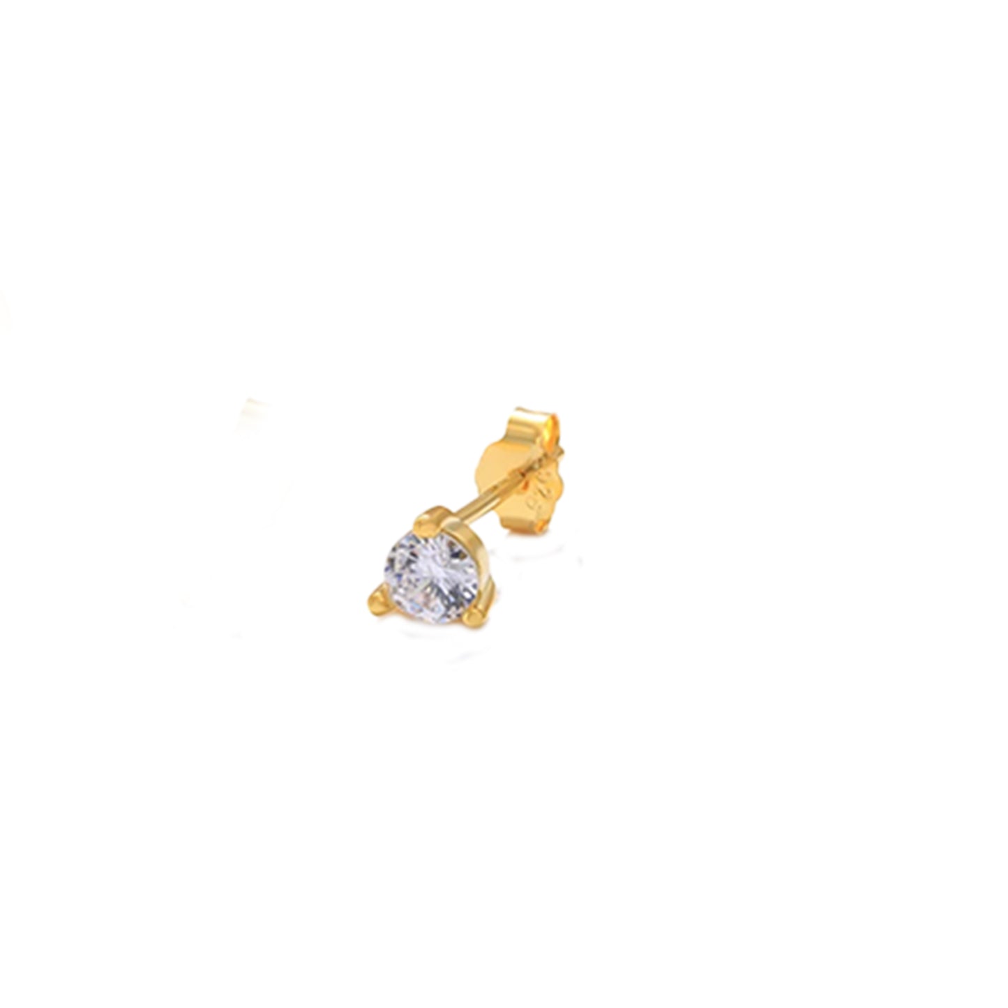 Gold Belle Stud Earrings