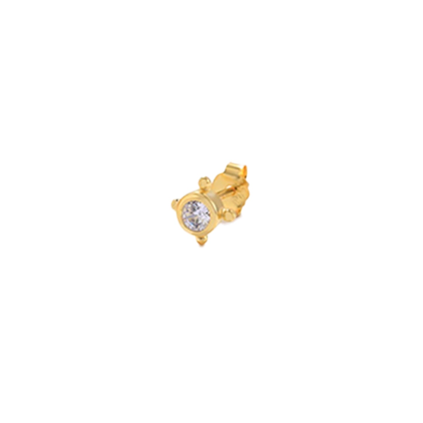 Gold Stella Single Stud Earring